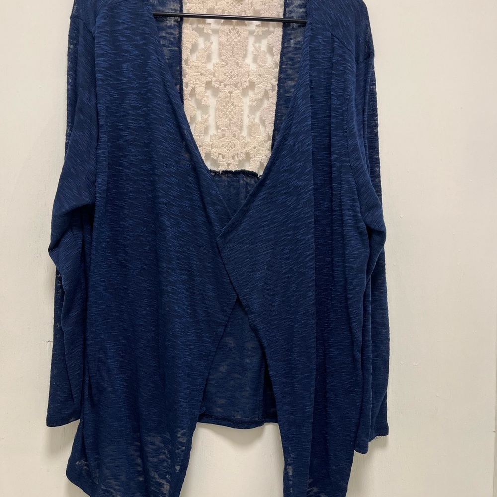 M❤️Fasis Elegant Navy Blue Women's Sweater